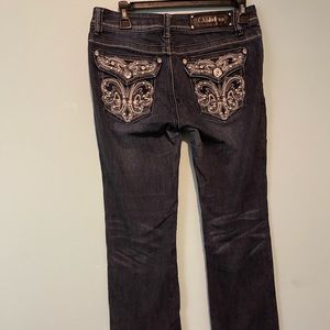 LA idol jeans fit and flair. Size 9 women's